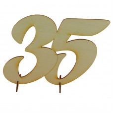 Geburtstagszahl 35  Höhe 15cm 