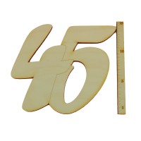 Geburtstagszahl 45  Höhe 15cm 