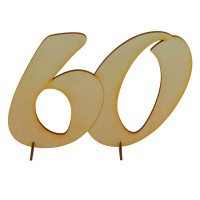 Geburtstagszahl 60 Höhe 15cm 