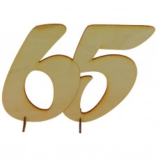 Geburtstagszahl 65  Höhe 15cm 