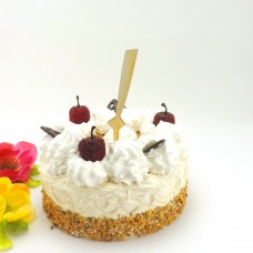 Buchstabe / Sonderzeichen ! aus Holz naturbelassen für eine Torte