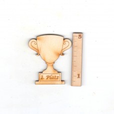 Pokal aus Holz 50mm mit Gravur