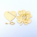 Geldgeschenk Kleeblatt 10. Hochzeitstag Hölzerne Hochzeit oder Rosenhochzeit 11cm oder 16 cm