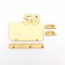 stehendes Namensschild Zahl 50