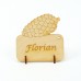 Stehendes Namenschild Tannenzapfen