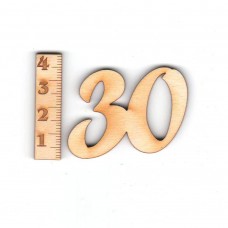 Geburtstagszahl "30" 33mm 