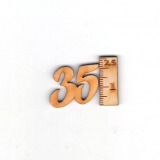 Geburtstagszahl "35" 21mm 