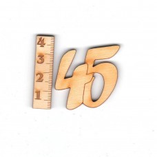 Geburtstagszahl "45" 33mm