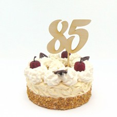 Tortenstecker Zahl 85 für das Geburtstagskind, Cake Topper