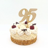 Tortenstecker Zahl 95 für das Geburtstagskind, Cake Topper