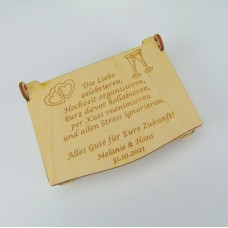  Holzkästchen - perfekt geeignet für kleine Aufmerksamkeiten zur Hochzeit