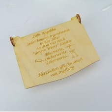 Geschenkbox Geburtstag "innere Werte" 95mm