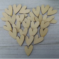 Herzen-Set 35 Stück 3 cm