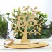 Geldgeschenk Lebensbaum Zahl 85 Geburtstagsgeschenk 16 cm Naturholz