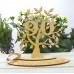 Geldgeschenk Lebensbaum Zahl 90 Geburtstagsgeschenk 16 cm Naturholz