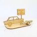  Geld- und Gutscheingeschenk Auto aus DDR-Zeiten mit Ortsschild