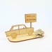  Geld- und Gutscheingeschenk Auto aus DDR-Zeiten mit Ortsschild