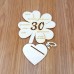 Geldgeschenk 30. Geburtstag Kleeblatt 16 cm Personalisiert