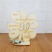 Geldgeschenk 30. Geburtstag Kleeblatt 16 cm Personalisiert