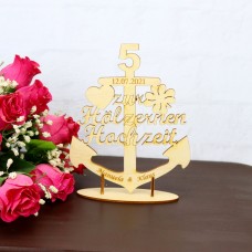 Anker  5. Hochzeitstag stehend