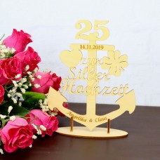 Anker 25. Hochzeitstag Silberhochzeit