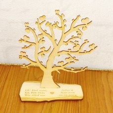 Herzbaum stehend mit Namensgravur