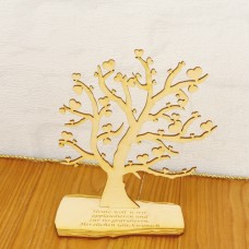 Herzbaum zum Geburtstag - Geschenk für Herzensmenschen - stehend mit Namensgravur