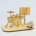 Geldgeschenk Schlagzeug Drummer Bandmitglieder - Ortsschild mit verschiedenen Sprüchen 