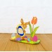 Bastelset, Kreativset Hase hält Ei - Tulpe
