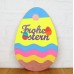 XXL Osterei  Frohe Ostern mit Wellenmuster, 330 mm 