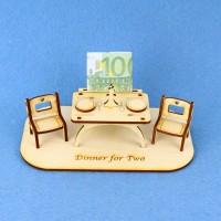 Gutschein zum Essengehen Dinner für Zwei