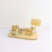  Geldgeschenk Kutsche 3 D Steckset mit Ortsschild passend zum Anlass