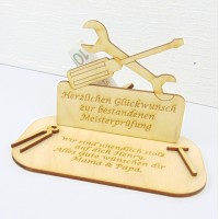 Geschenk zur Meisterprüfung oder Gesellenprüfung Geldgeschenk