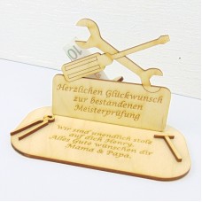 Geschenk zur Meisterprüfung oder Gesellenprüfung Geldgeschenk