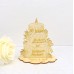 Torte 50 Jahre zur Goldenen Hochzeit aus Holz