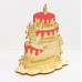 Torte 10 Jahre zur Rosenhochzeit aus Holz