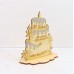 Torte 25 Jahre zur Silberhochzeit aus Holz
